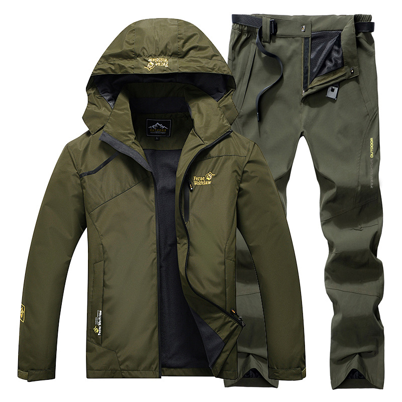 Outdoor Sport Windbreaker - Waterproof Fishing Suit Breathable durable Hooded
