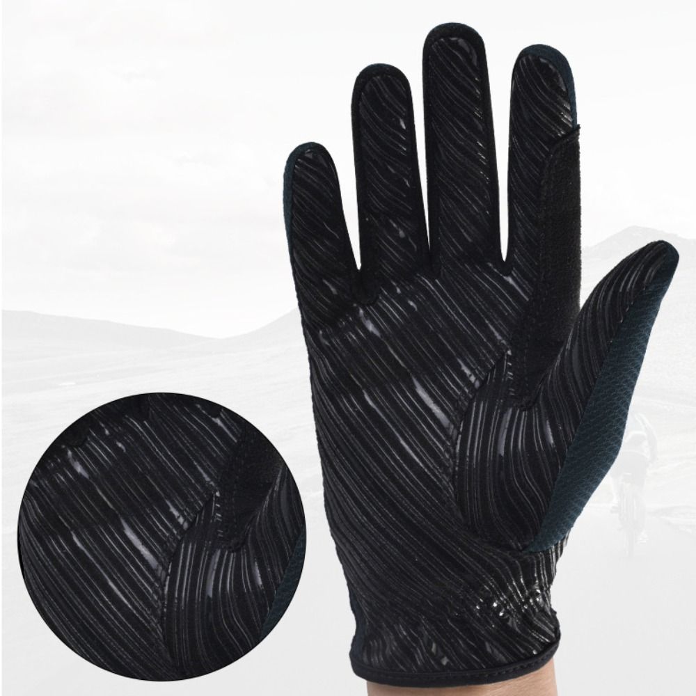 Horse Riding Glove - Suede Horse Riding Gloves Anti-slip Lightweight