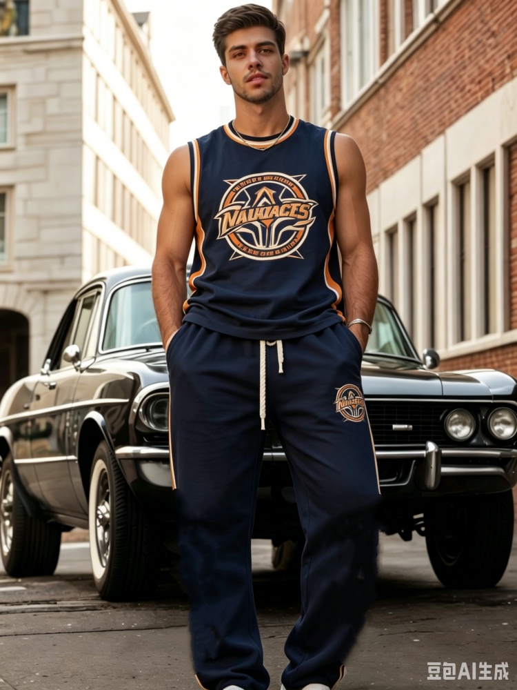 Outdoor Sports - Men's Basketball Style Team Logo Print