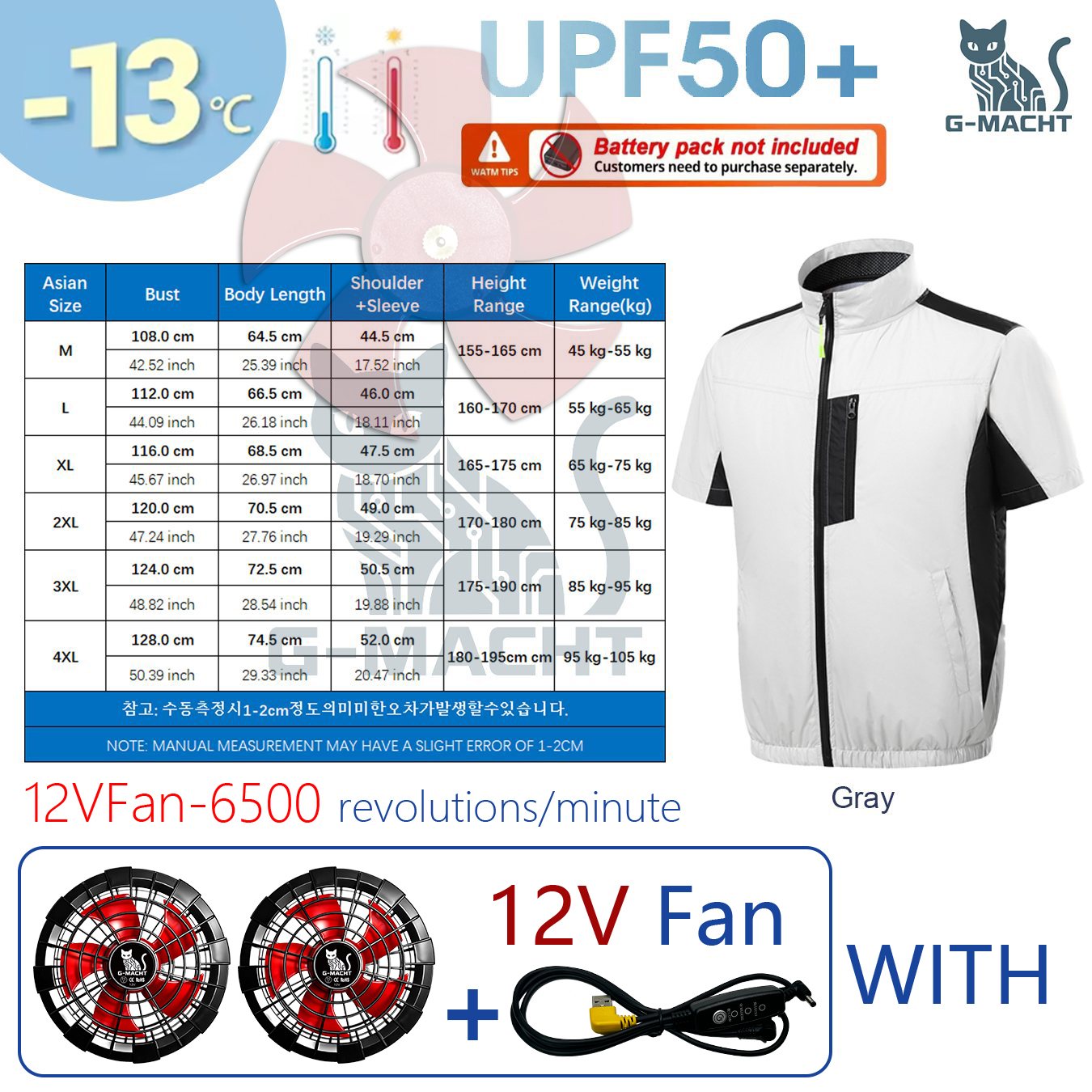 Summer 4 Fans Air Conditioning - đánh giá và giá Outdoor Sport Windbreaker
