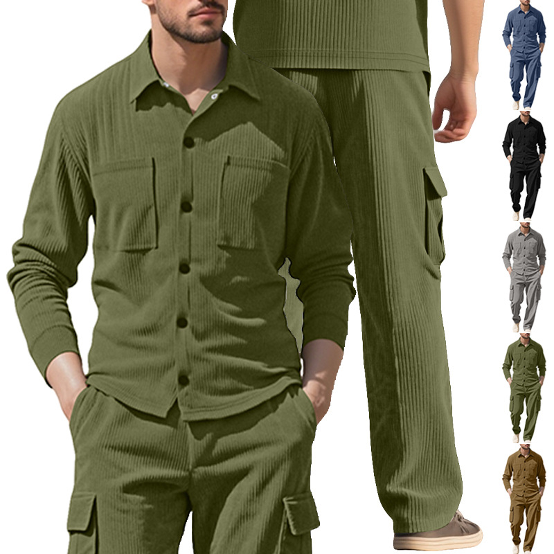 Men's Tracksuit Corduroy Workw - đánh giá và giá Outdoor Sportswear