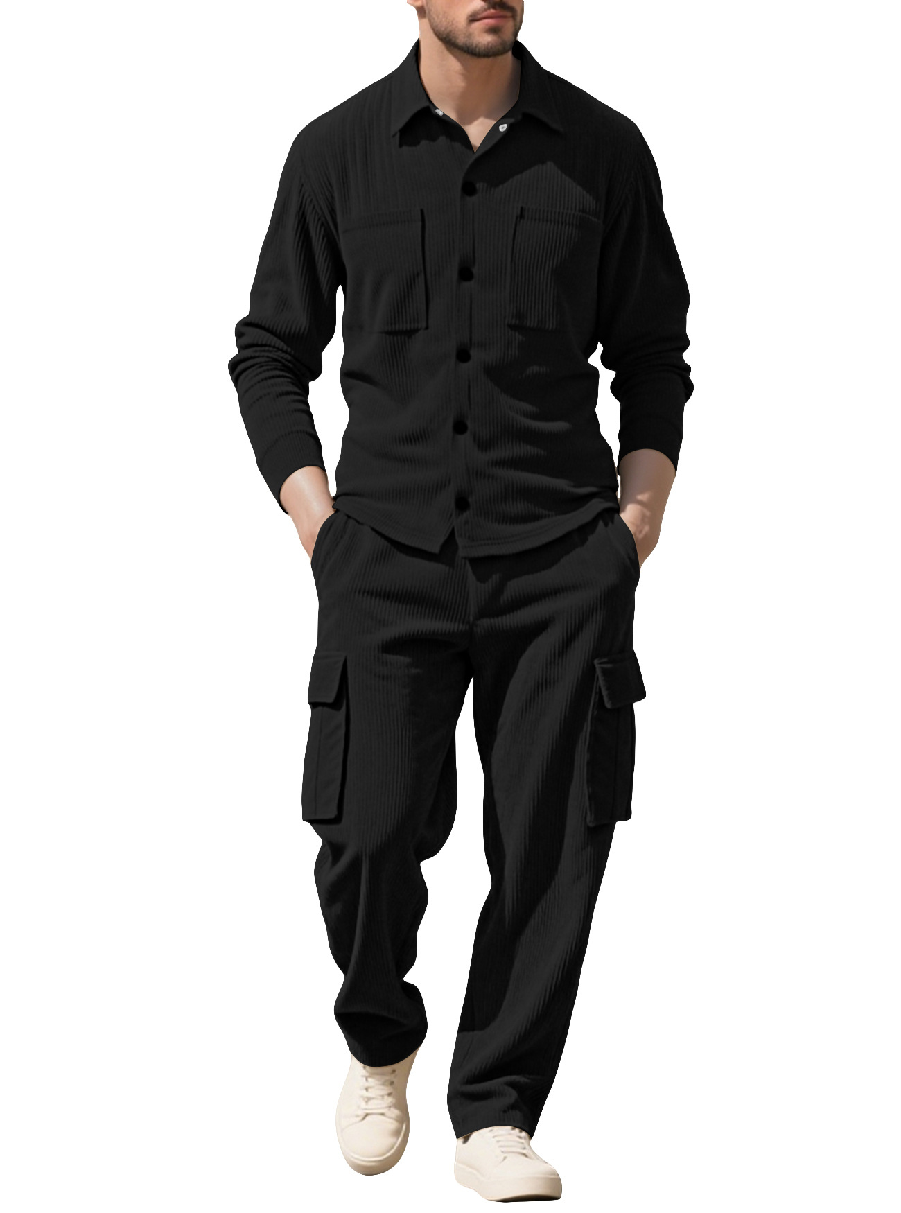 Men's Tracksuit Corduroy Workw - đánh giá và giá Outdoor Sportswear