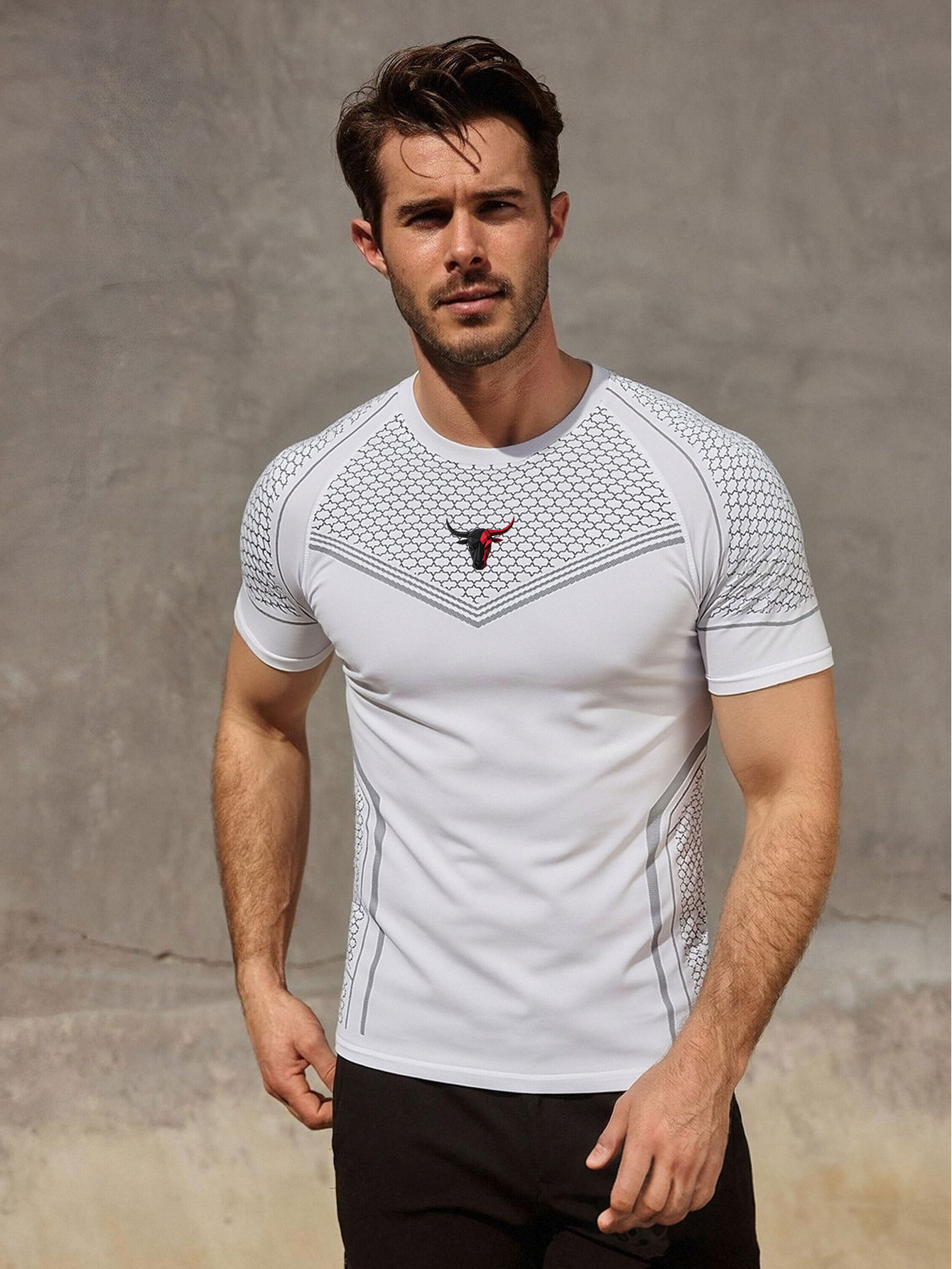 Gym Hub Printed Men's Compress - đánh giá và giá Outdoor Sport.Hub
