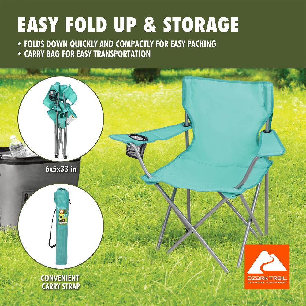 Foldable Quad Camping Chair wi - đánh giá và giá Outdoor Sport Chairs
