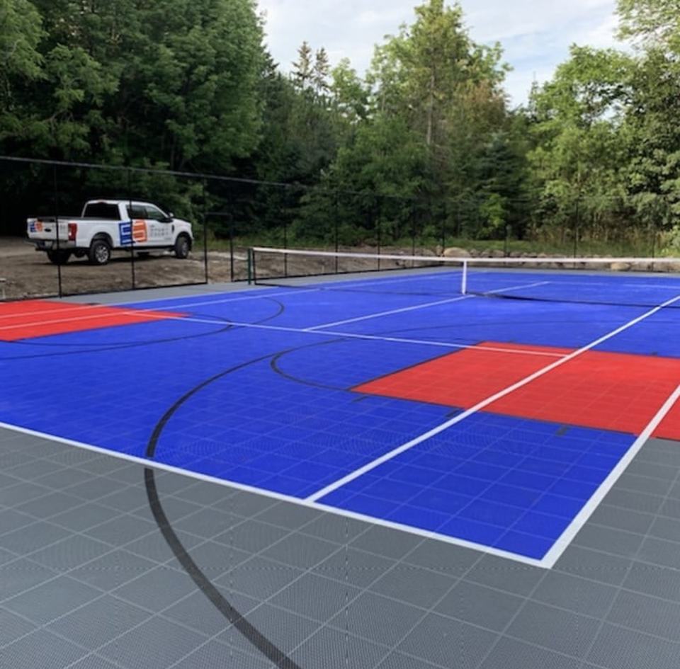Eco-Friendly Plastic Custom Lo - đánh giá và giá Outdoor Sport Floor Tiles