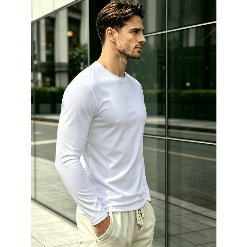 Solid Round Neck Long Sleeve T - đánh giá và giá Outdoor Sports