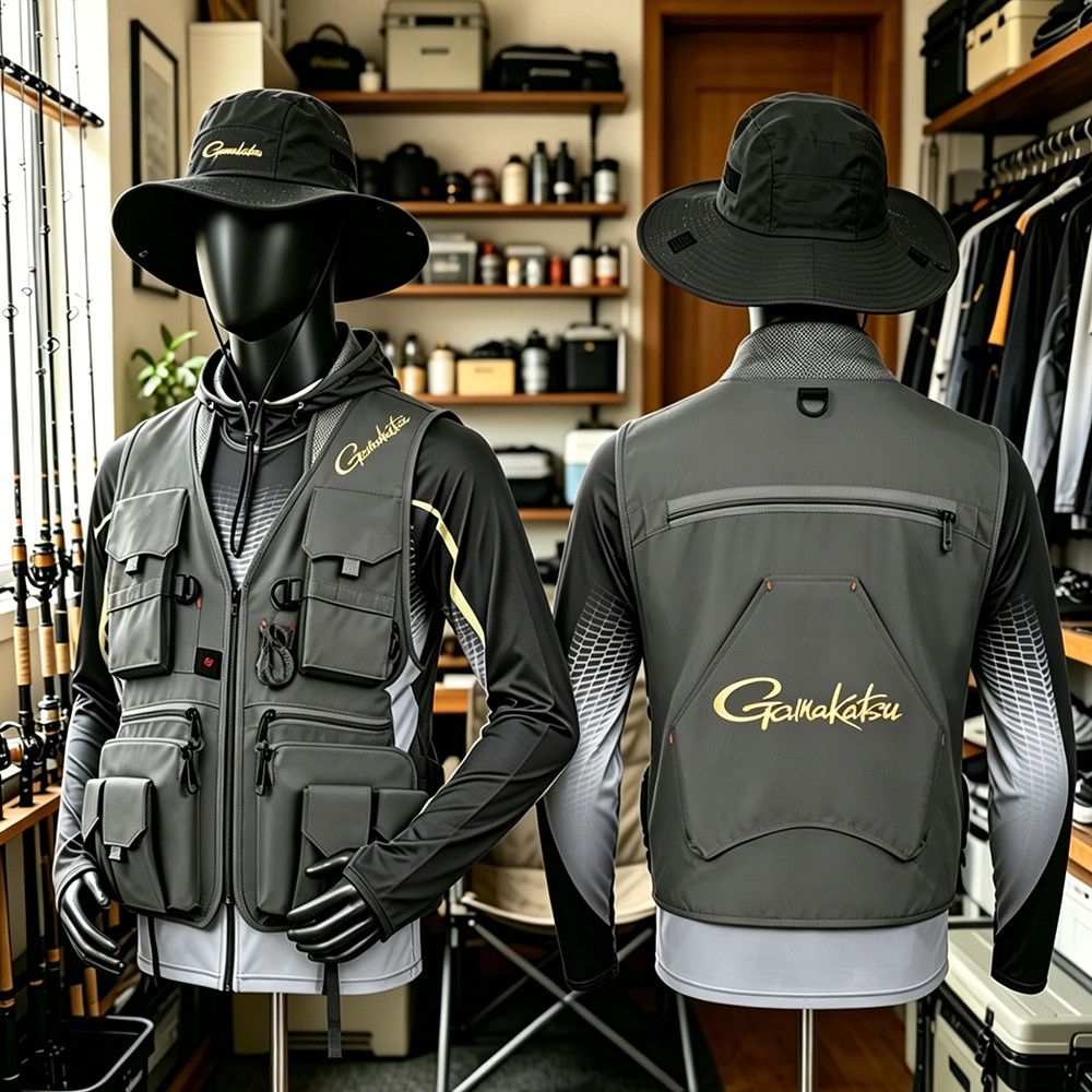 Gamakatsu Men Multi-Pocket Fis - đánh giá và giá Outdoor Sport Jacket
