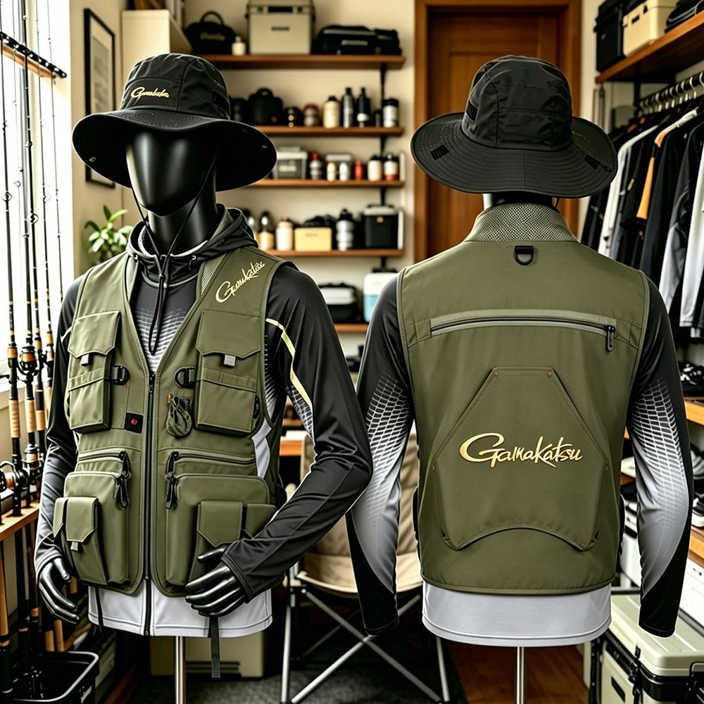 Gamakatsu Men Multi-Pocket Fis - đánh giá và giá Outdoor Sport Jacket