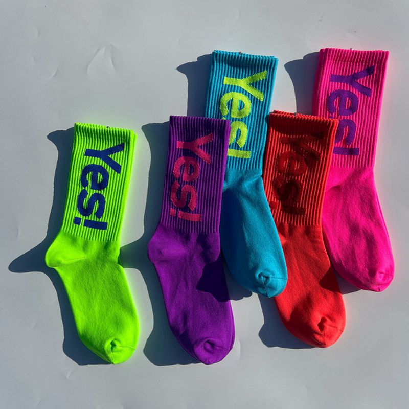 5 Pairs 'Yes!' Mid Crew Socks  - đánh giá và giá Outdoor Sport Hose
